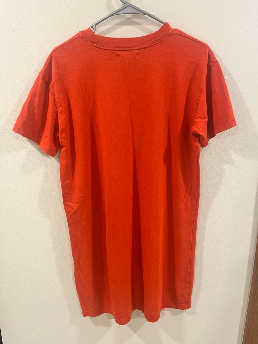 Madewell Burnt Orange Crewneck T-Shirt Dress - Small - Picture 2 of 6